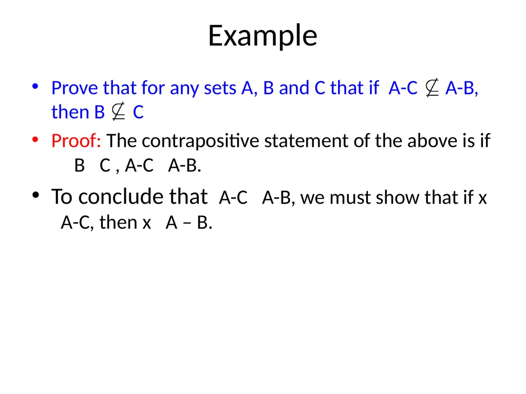 Proofs (Chapter 4, 5 and 6) Proofs A proof of - slide 61 of 101