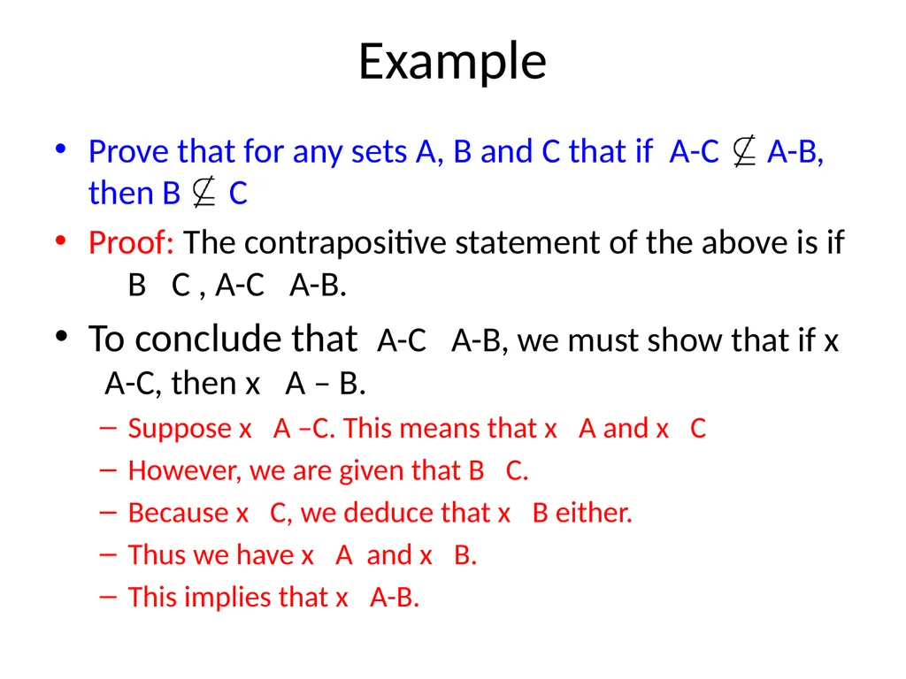 Proofs (Chapter 4, 5 and 6) Proofs A proof of - slide 62 of 101