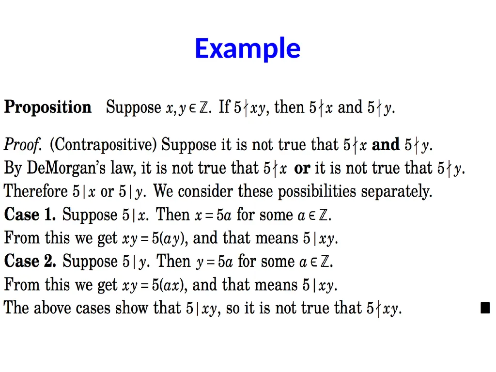 Proofs (Chapter 4, 5 and 6) Proofs A proof of - slide 64 of 101