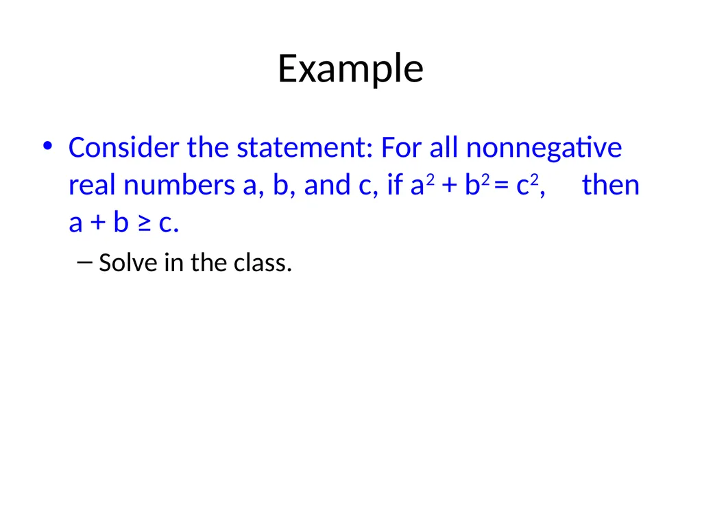 Proofs (Chapter 4, 5 and 6) Proofs A proof of - slide 91 of 101