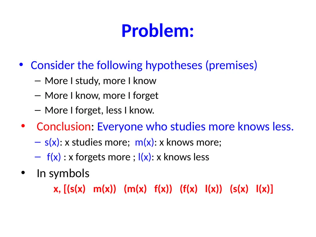 Proofs (Chapter 4, 5 and 6) Proofs A proof of - slide 21 of 101