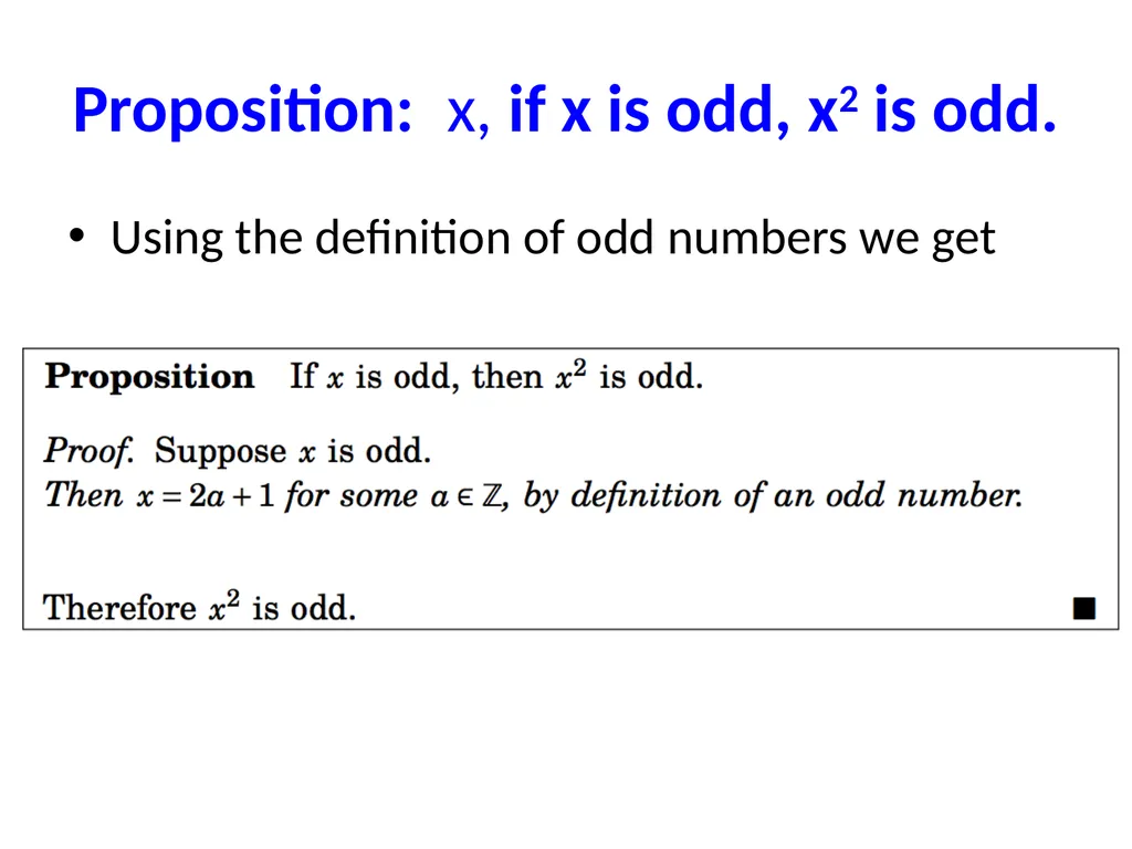 Proofs (Chapter 4, 5 and 6) Proofs A proof of - slide 28 of 101