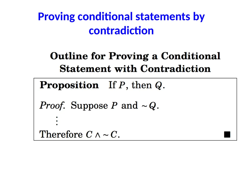 Proofs (Chapter 4, 5 and 6) Proofs A proof of - slide 85 of 101