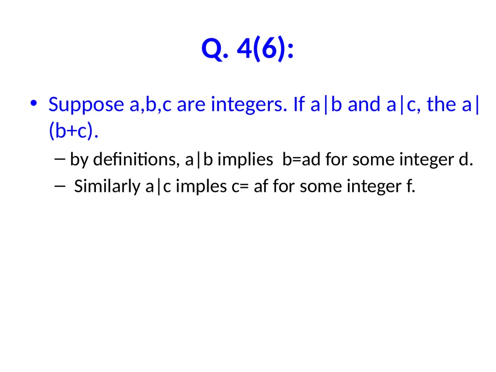 Proofs (Chapter 4, 5 and 6) Proofs A proof of - slide 36 of 101