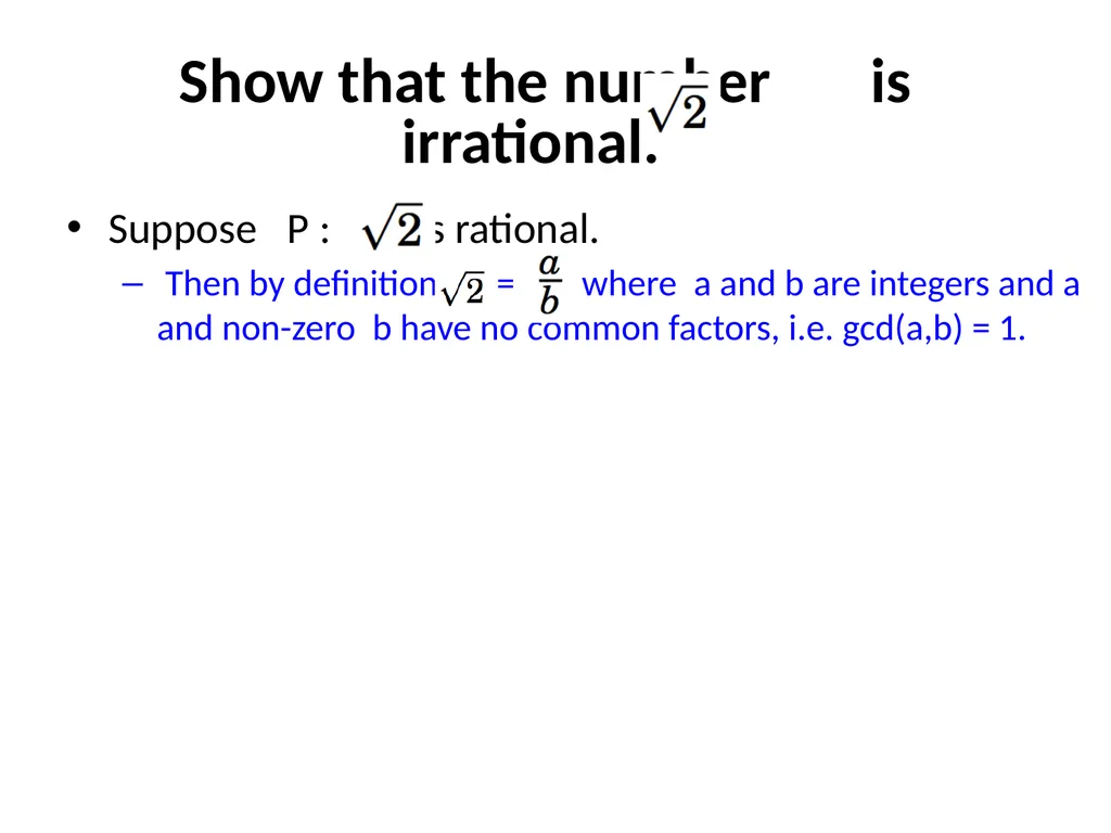 Proofs (Chapter 4, 5 and 6) Proofs A proof of - slide 71 of 101