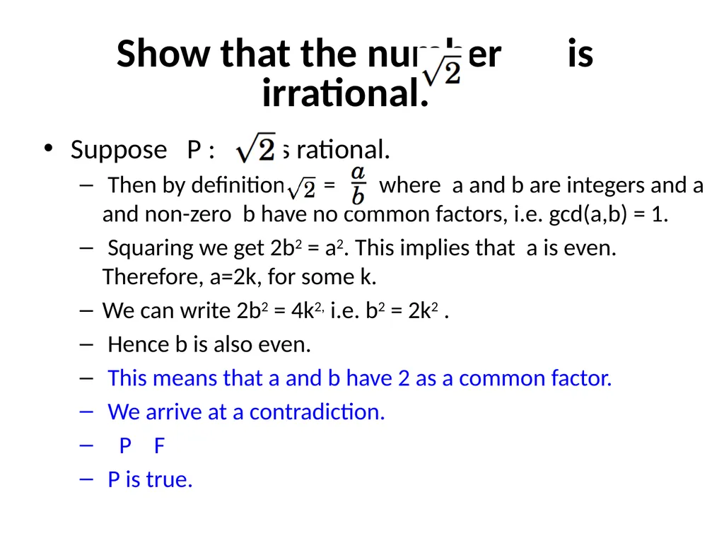 Proofs (Chapter 4, 5 and 6) Proofs A proof of - slide 74 of 101