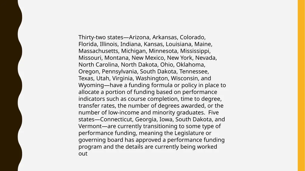 Performance-Based Funding Presentation to IAL - slide 4 of 28