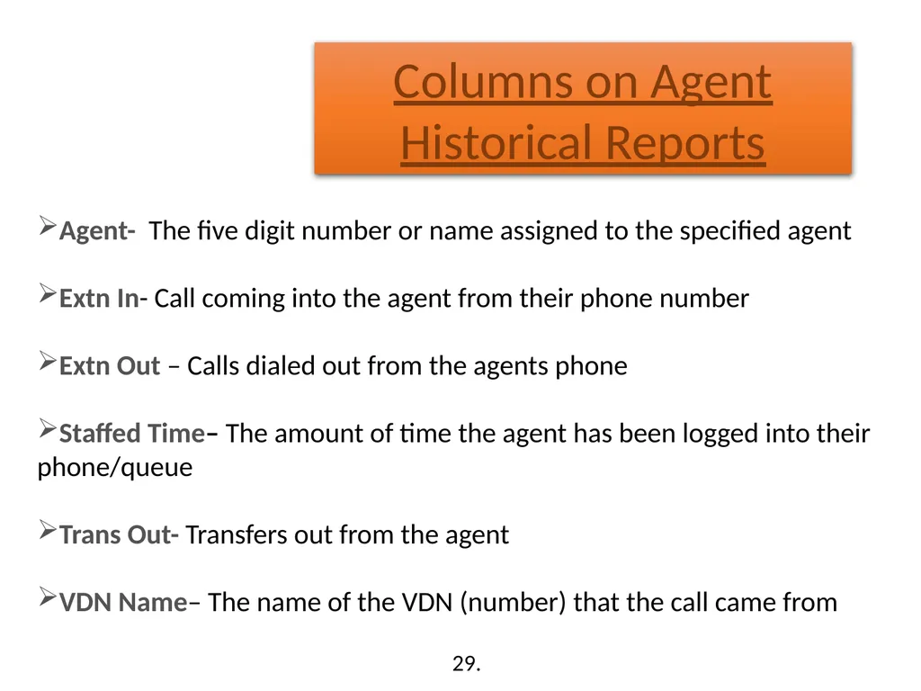 Call Management System (CMS) Training Washington - slide 26 of 41