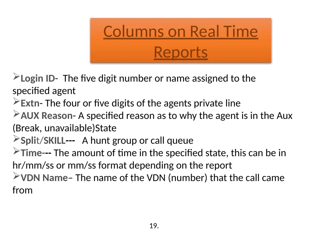 Call Management System (CMS) Training Washington - slide 17 of 41