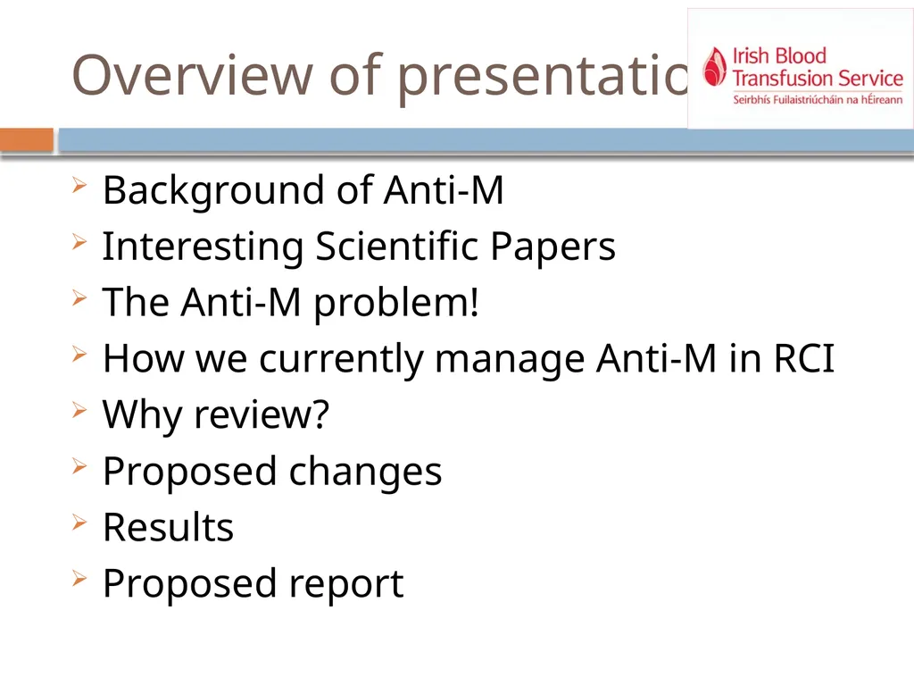 Laboratory process improvement for identification - slide 2 of 30