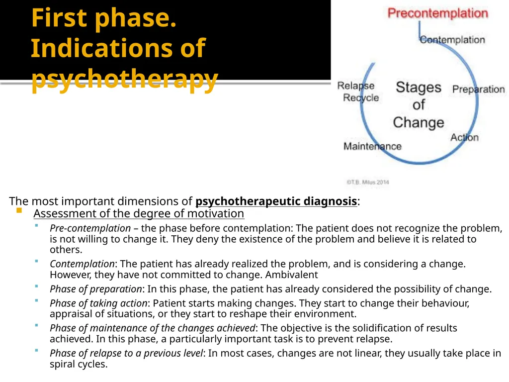 Stages of Psychotherapy Process Zsolt Unoka, M.D., - slide 6 of 15
