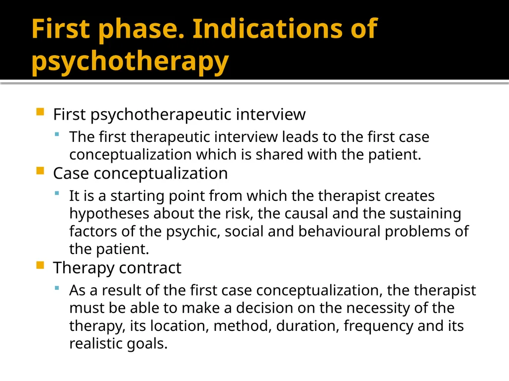 Stages of Psychotherapy Process Zsolt Unoka, M.D., - slide 7 of 15