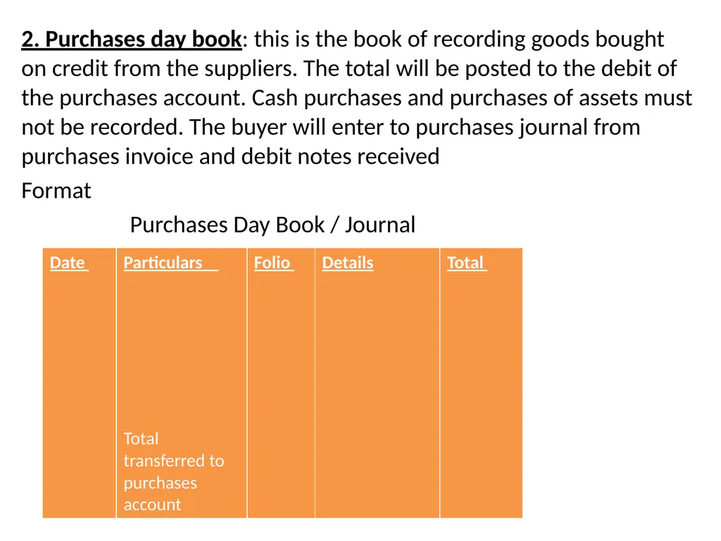 INTRODUCTION TO BOOK KEEPING AND ACCOUNTING - slide 31 of 95