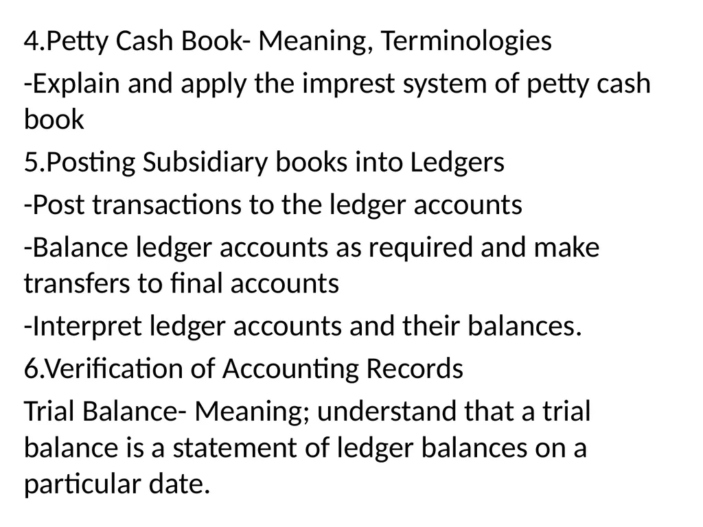 INTRODUCTION TO BOOK KEEPING AND ACCOUNTING - slide 52 of 95