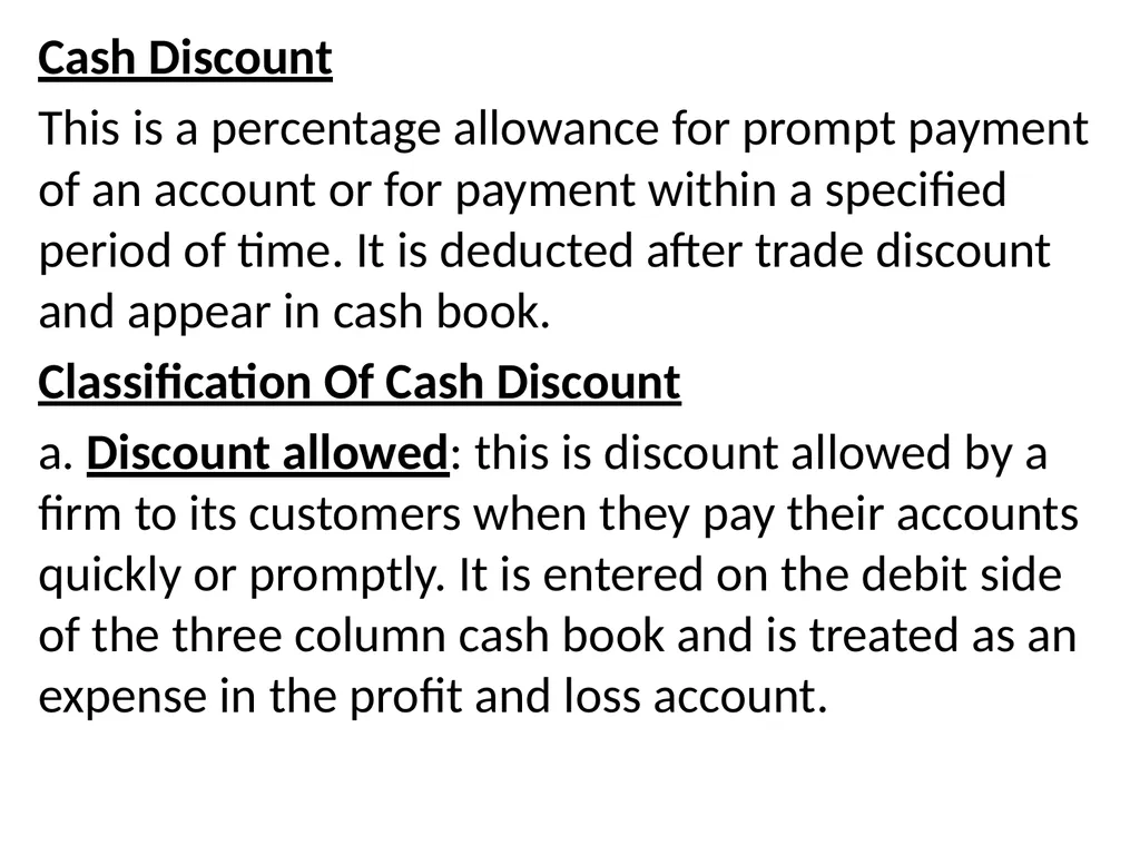 INTRODUCTION TO BOOK KEEPING AND ACCOUNTING - slide 58 of 95