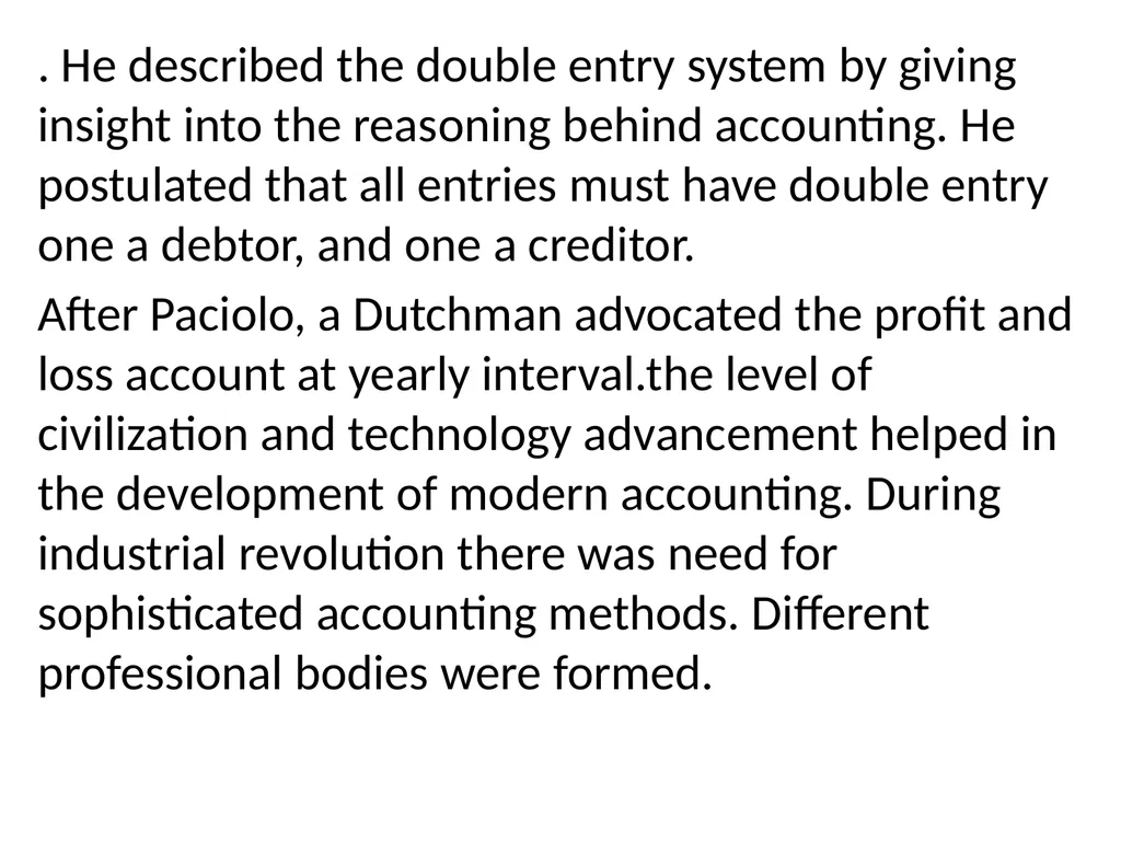 INTRODUCTION TO BOOK KEEPING AND ACCOUNTING - slide 12 of 95