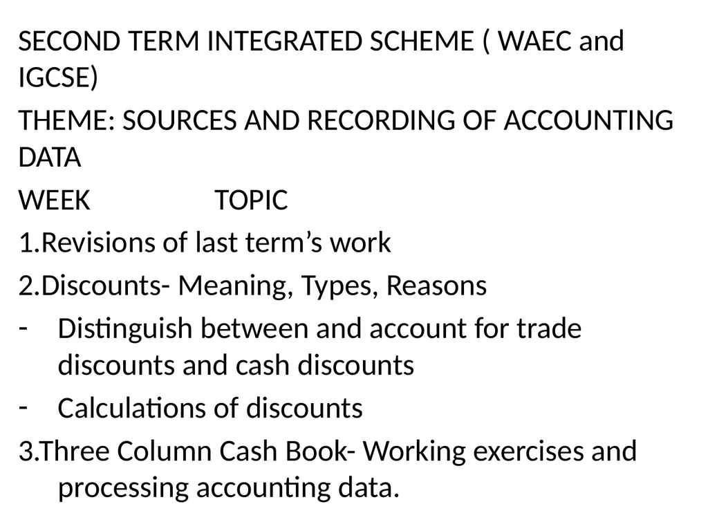 INTRODUCTION TO BOOK KEEPING AND ACCOUNTING - slide 51 of 95