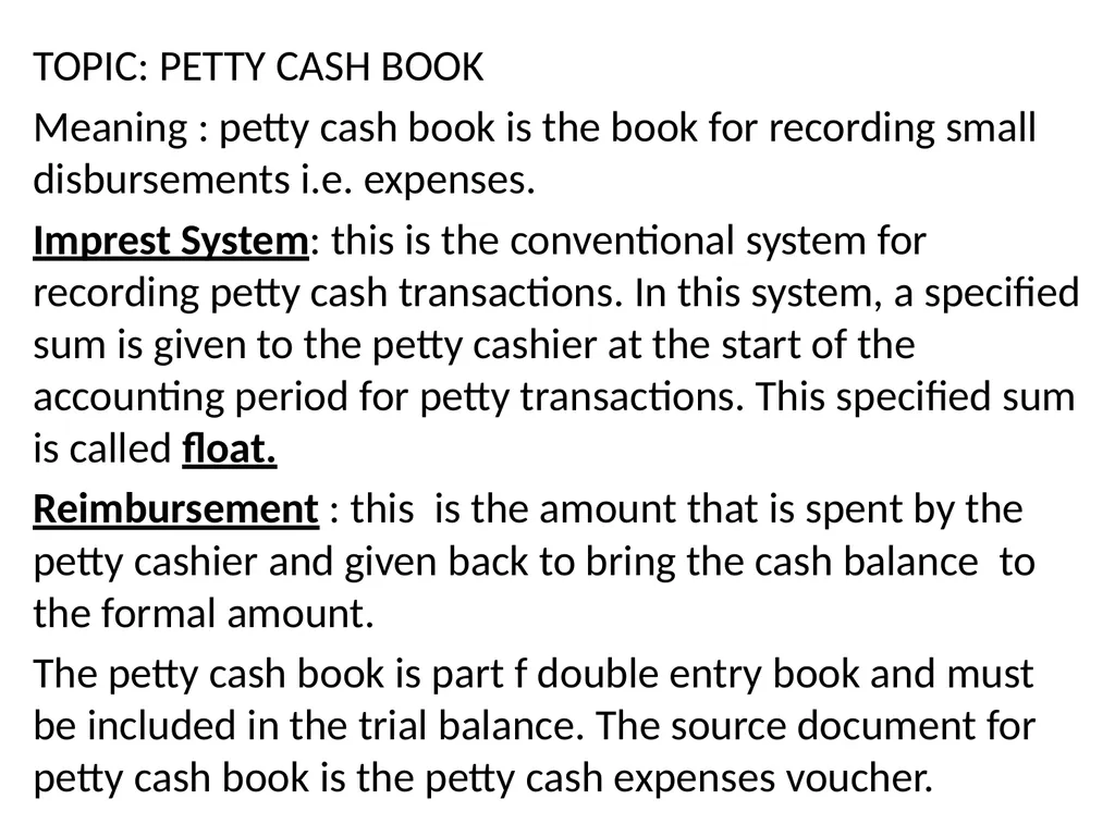 INTRODUCTION TO BOOK KEEPING AND ACCOUNTING - slide 62 of 95