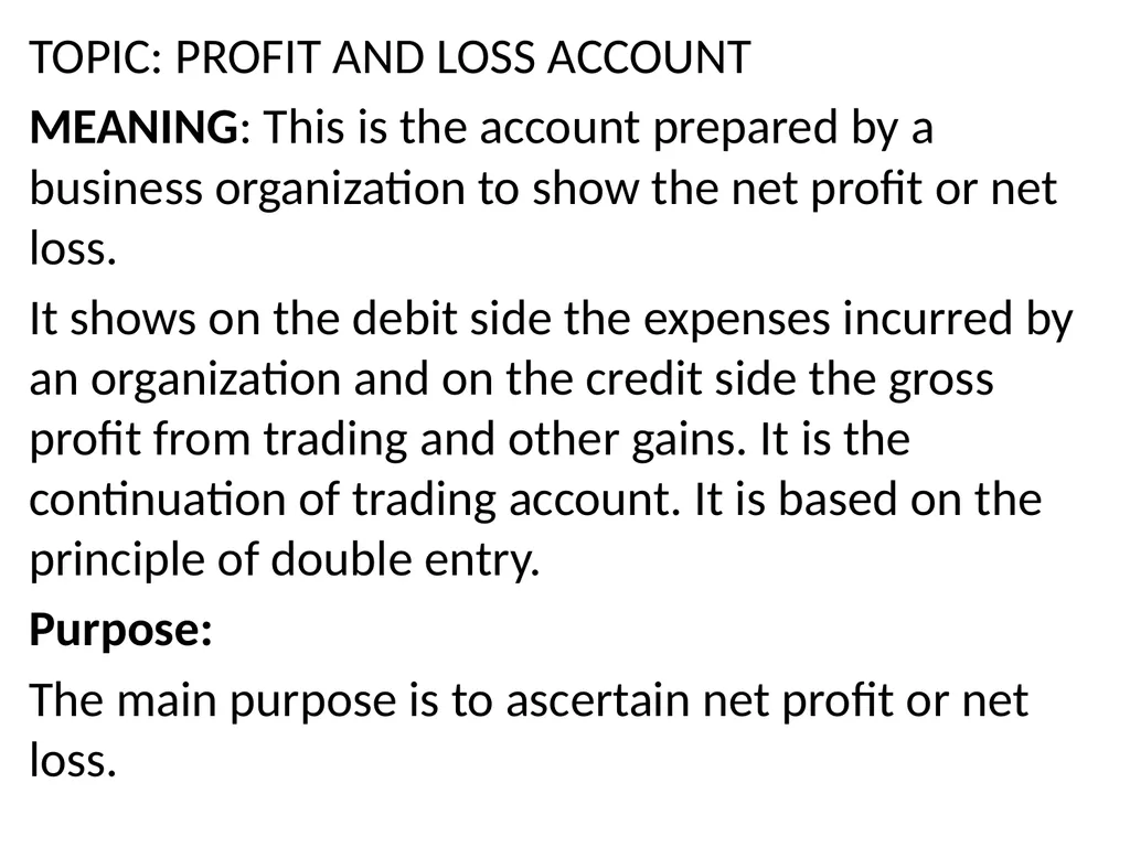 INTRODUCTION TO BOOK KEEPING AND ACCOUNTING - slide 74 of 95