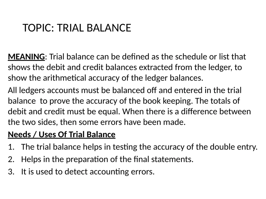INTRODUCTION TO BOOK KEEPING AND ACCOUNTING - slide 67 of 95