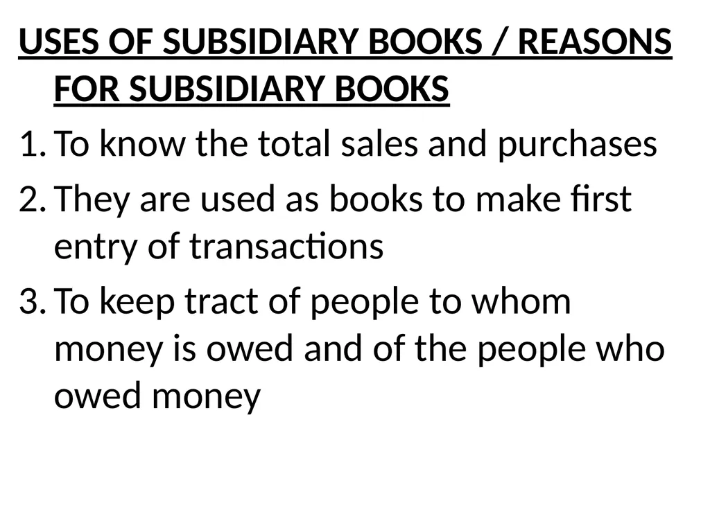 INTRODUCTION TO BOOK KEEPING AND ACCOUNTING - slide 29 of 95
