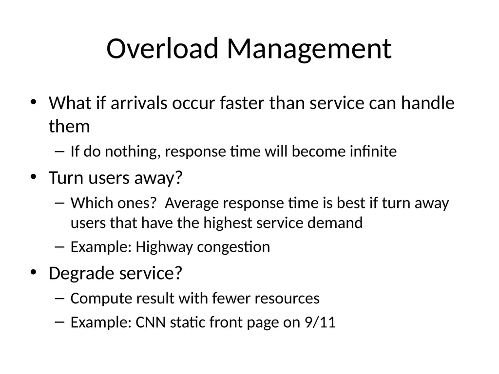Scheduling Main Points Scheduling policy: what to - slide 52 of 54