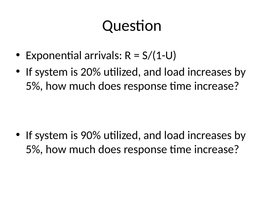 Scheduling Main Points Scheduling policy: what to - slide 49 of 54