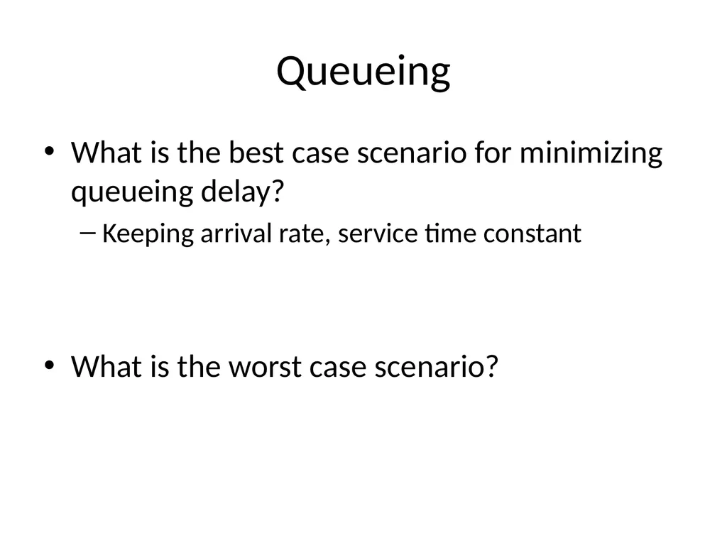 Scheduling Main Points Scheduling policy: what to - slide 42 of 54