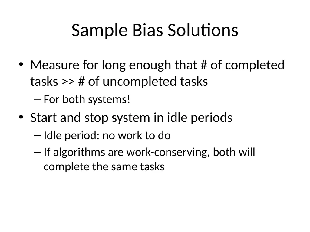 Scheduling Main Points Scheduling policy: what to - slide 12 of 54