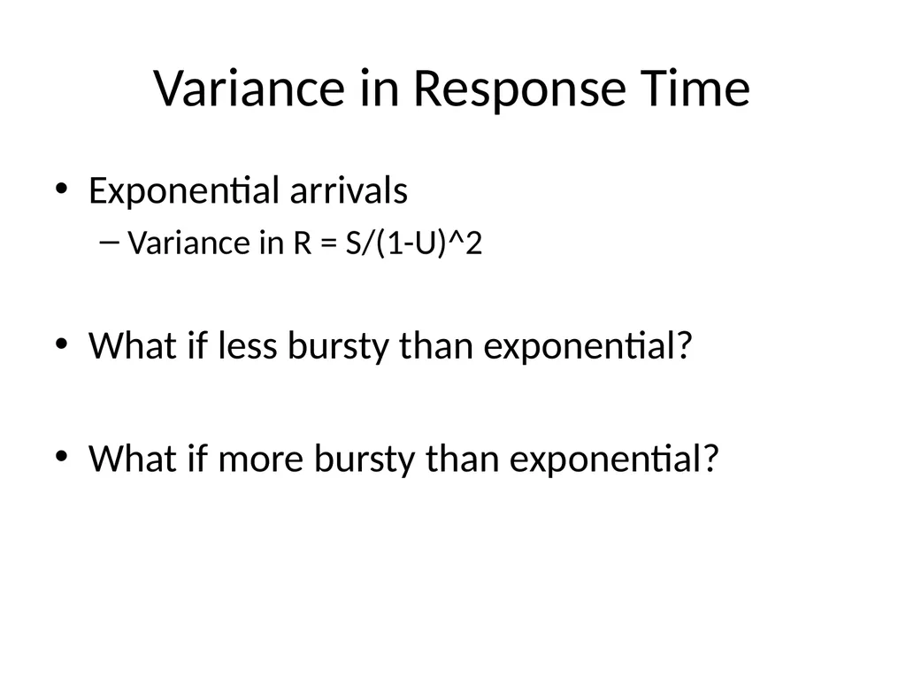 Scheduling Main Points Scheduling policy: what to - slide 50 of 54