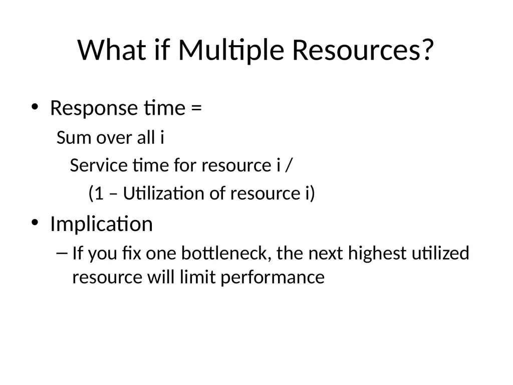 Scheduling Main Points Scheduling policy: what to - slide 51 of 54