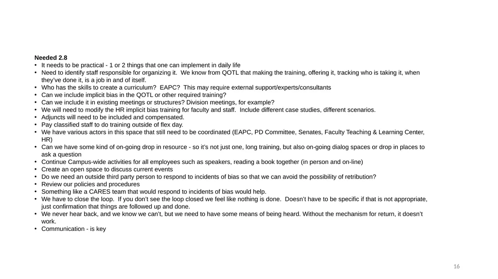 Annual Plan for implementing the College’s 5-year - slide 16 of 24