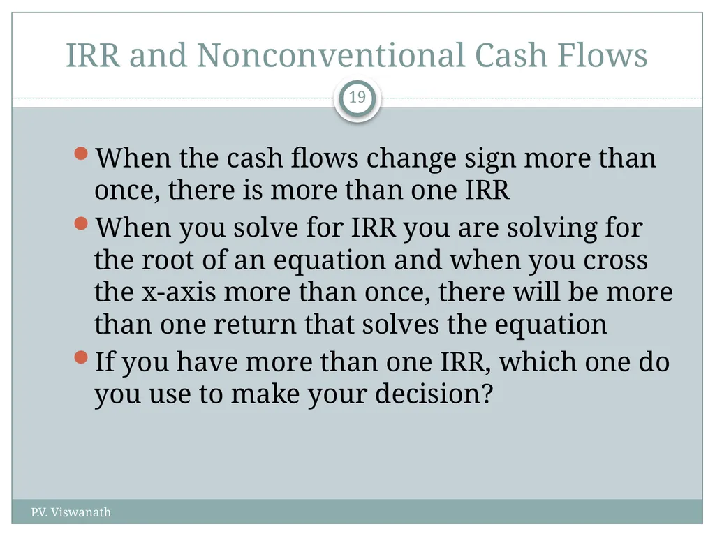 Investment Decision Rules P.V. Viswanath For a - slide 19 of 40