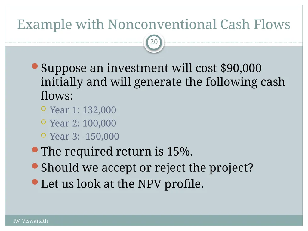 Investment Decision Rules P.V. Viswanath For a - slide 20 of 40