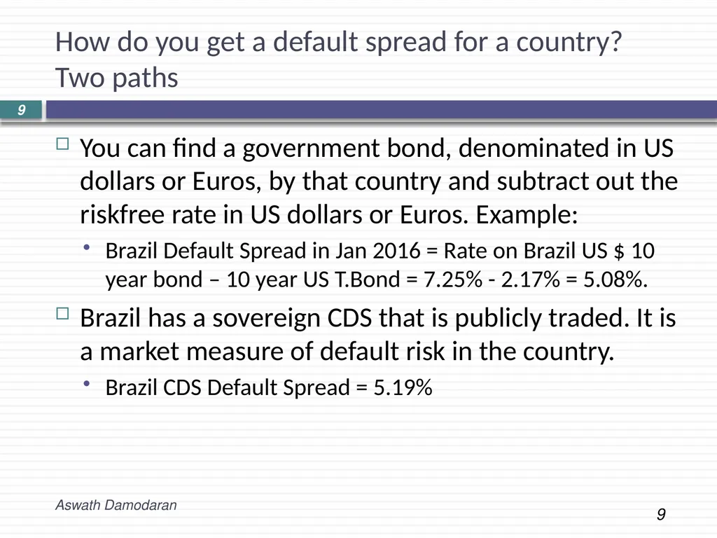 Session 3: Discount rate basics the Risk free rate - slide 9 of 11