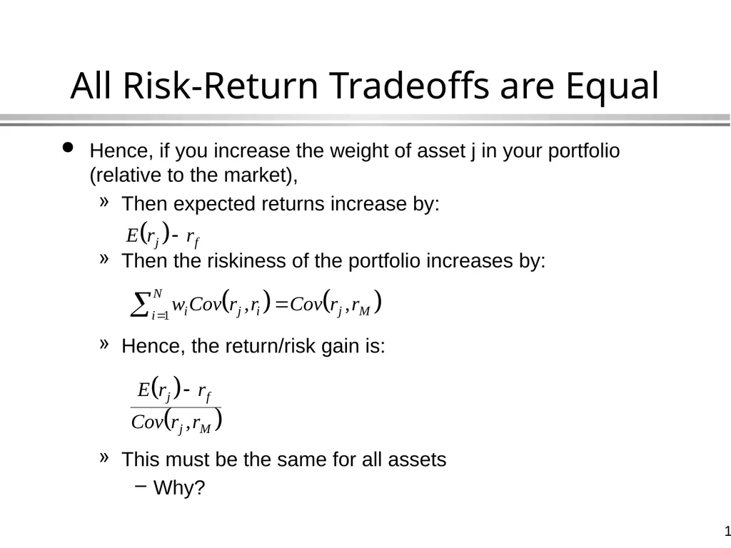 The Capital Asset Pricing Model Global Financial - slide 14 of 43