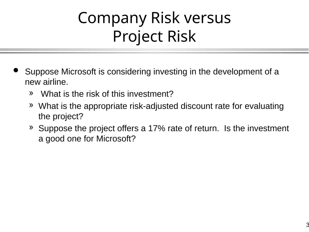 The Capital Asset Pricing Model Global Financial - slide 38 of 43
