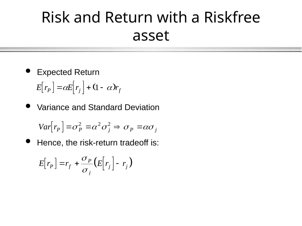 The Capital Asset Pricing Model Global Financial - slide 7 of 43