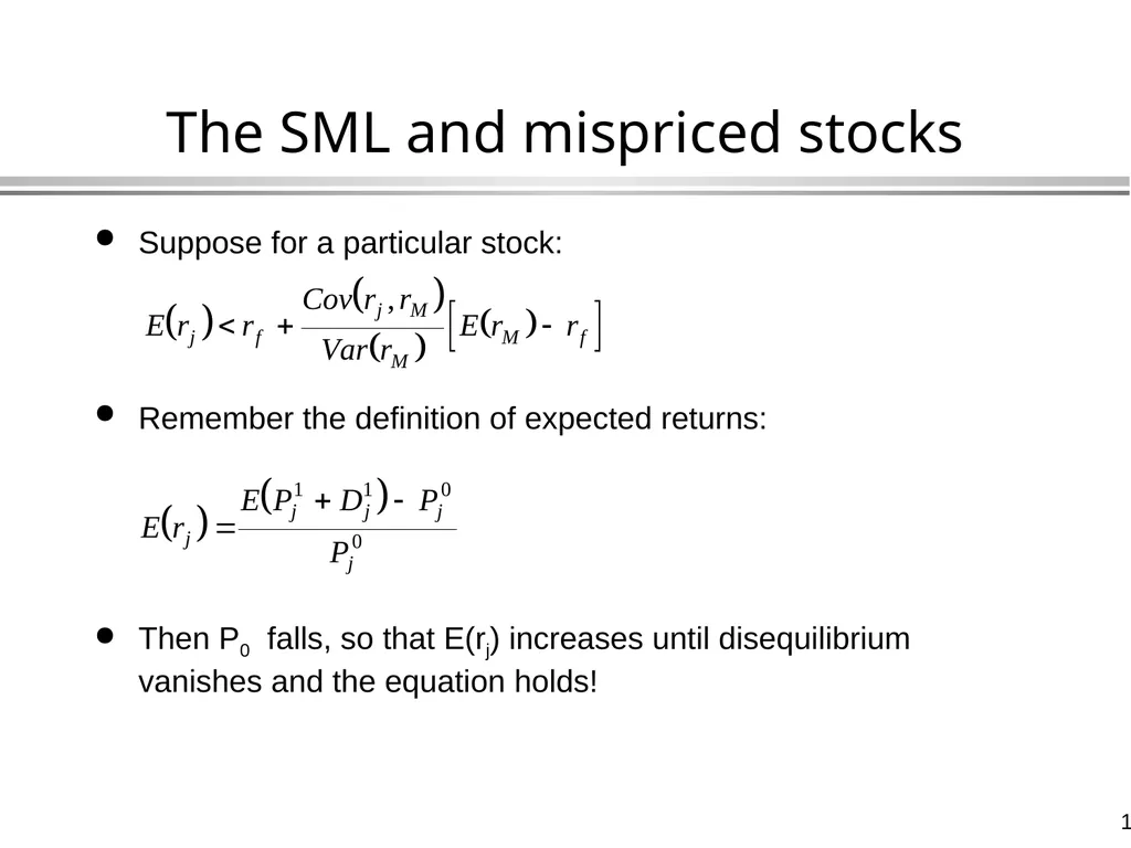 The Capital Asset Pricing Model Global Financial - slide 19 of 43