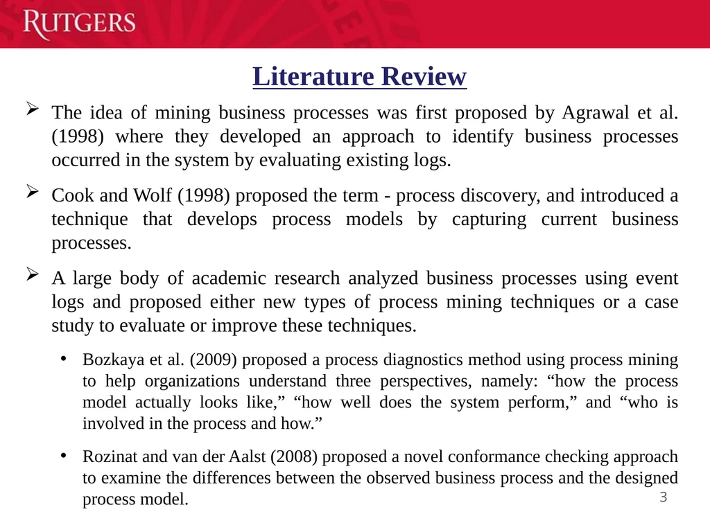 A Framework of Applying Process Mining for Fraud - slide 3 of 12