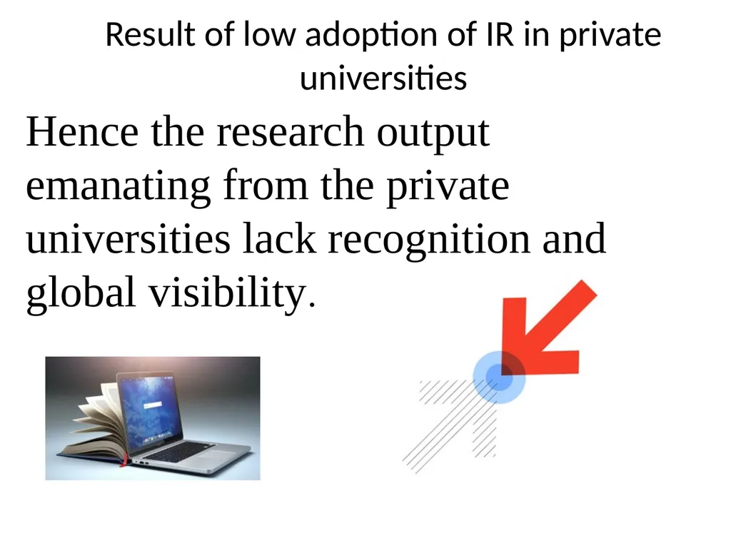 INSTITUTIONAL REPOSITORY ADOPTION AMONG NIGERIAN - slide 5 of 12