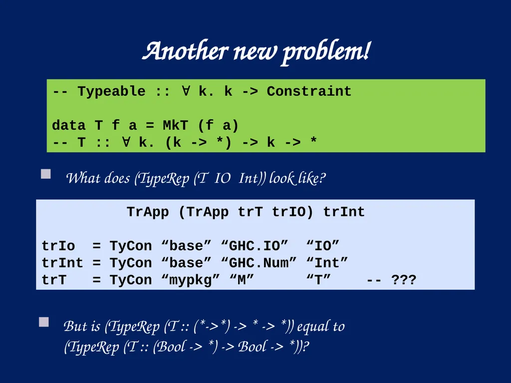A reflection on types Simon Peyton Jones, - slide 45 of 49