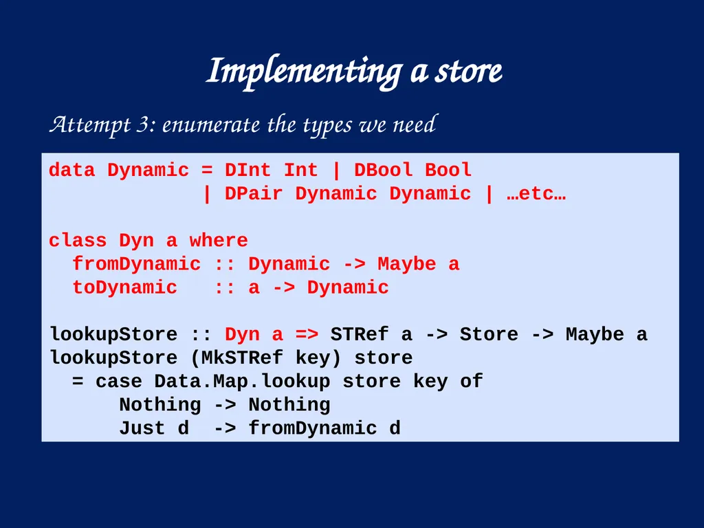 A reflection on types Simon Peyton Jones, - slide 9 of 49