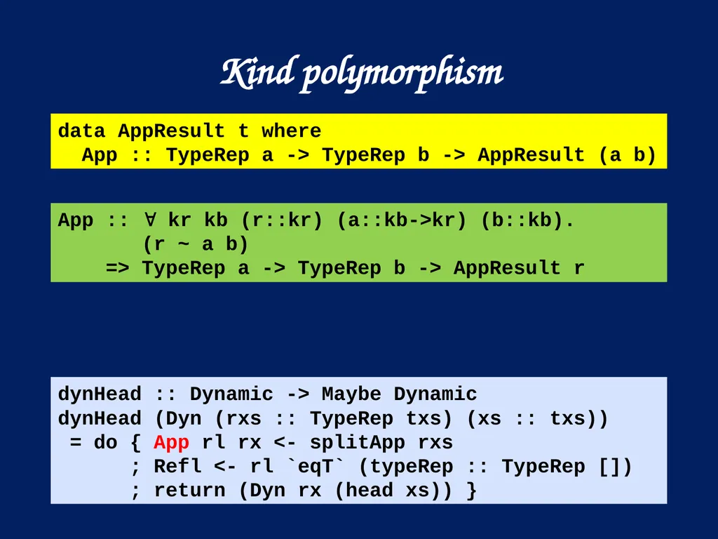 A reflection on types Simon Peyton Jones, - slide 39 of 49