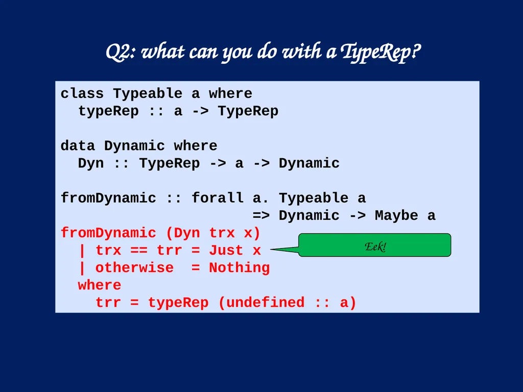 A reflection on types Simon Peyton Jones, - slide 16 of 49