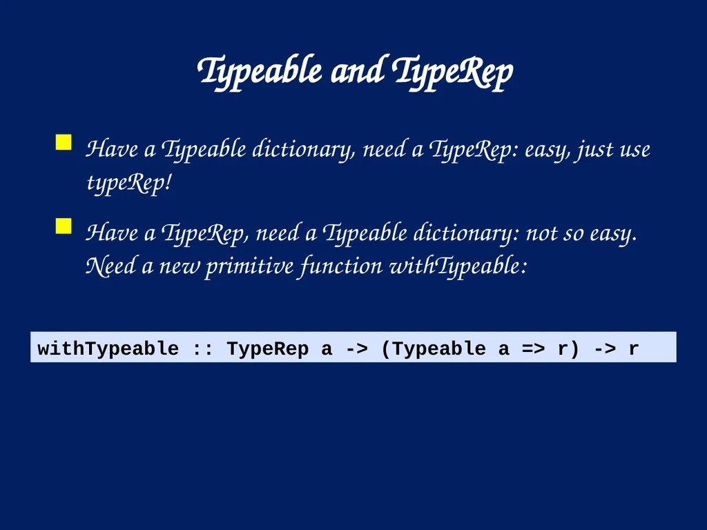 A reflection on types Simon Peyton Jones, - slide 32 of 49
