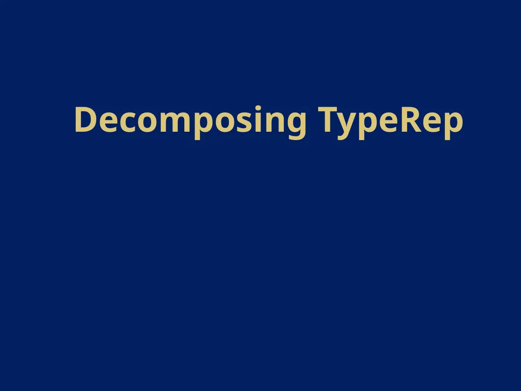 A reflection on types Simon Peyton Jones, - slide 33 of 49