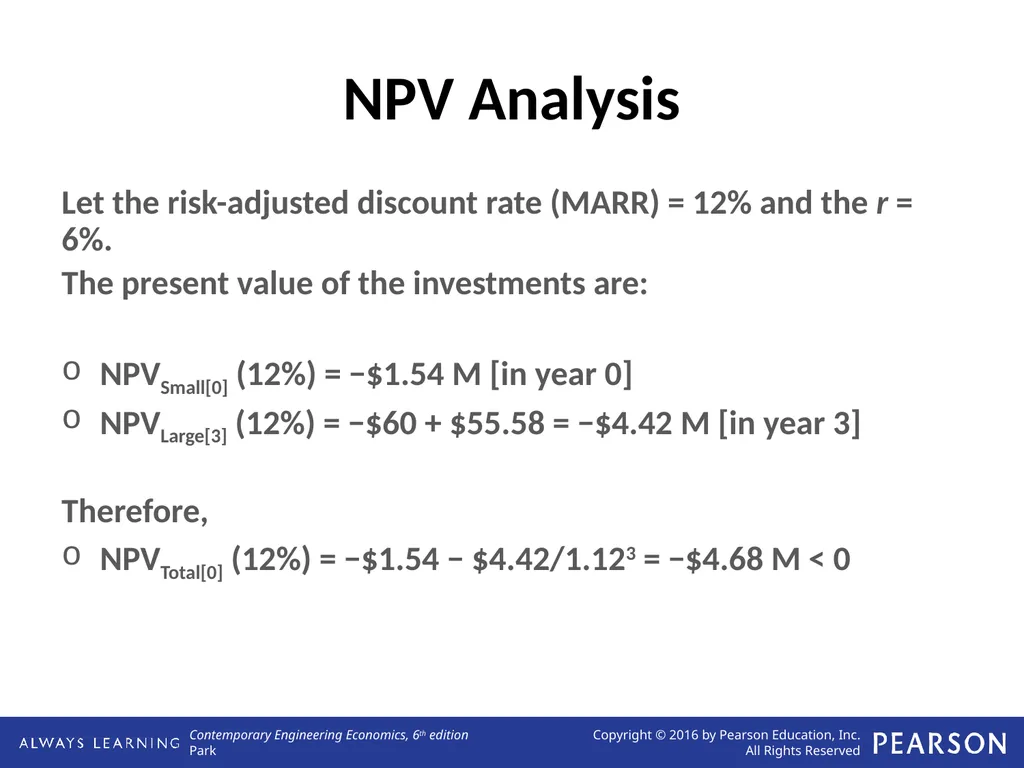 Real Options Analysis Lecture No. 44 Chapter 13 - slide 14 of 36
