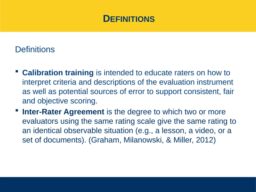 Ensuring Meaningful Performance Assessment - slide 33 of 47