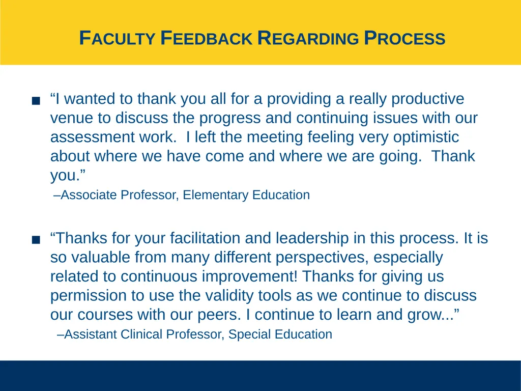 Ensuring Meaningful Performance Assessment - slide 31 of 47